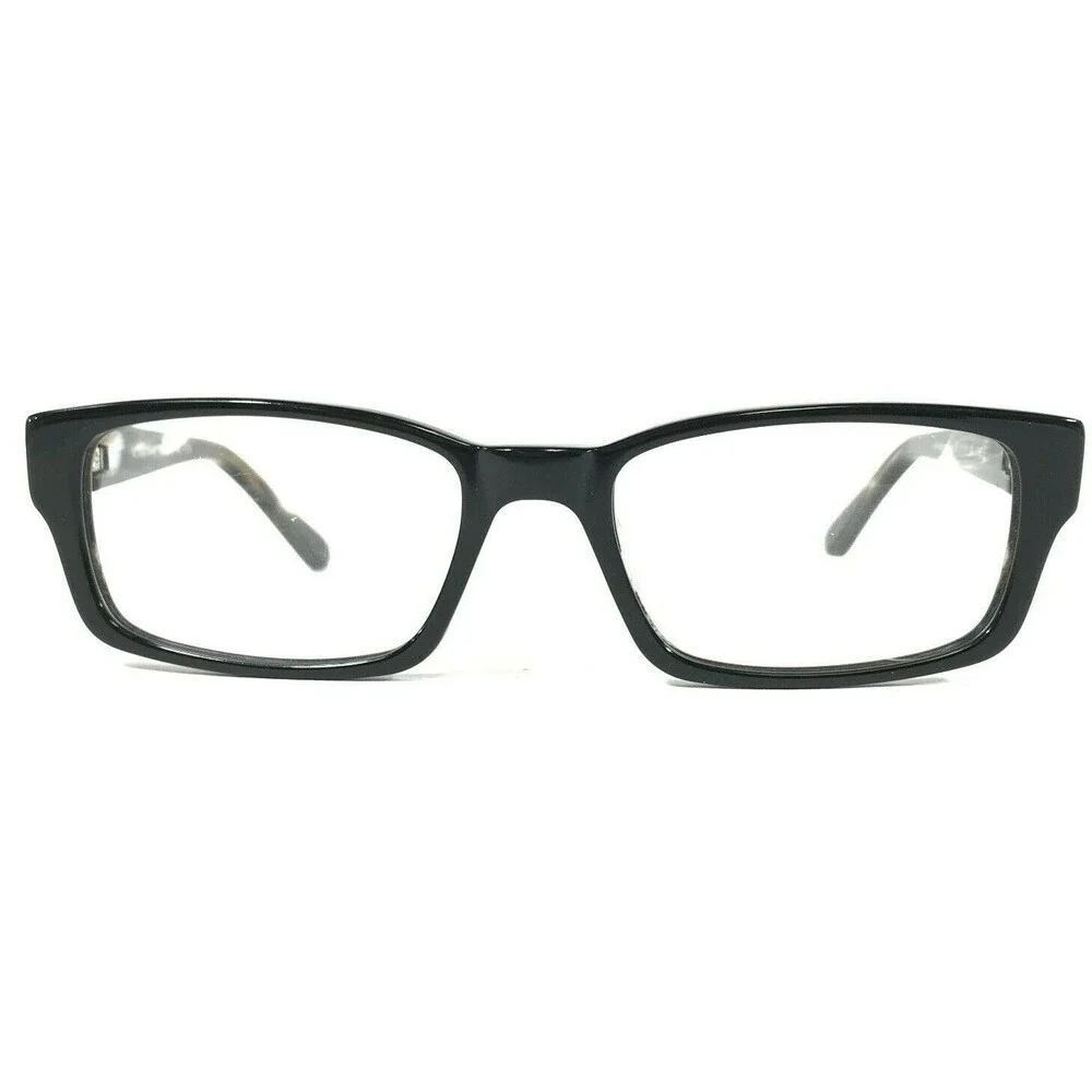 Morgenthal Frederics Eyeglasses Frames 386 PINE Black Brown White 51-18-135